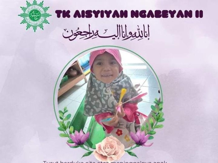 Bocah Dila yang tewas dianiaya kakak sepupunya di Kartasura
