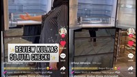 Agar dapurnya makin terlihat mewah, Tasyi Athasyia juga membeli kulkas baru dengan merek Hitachi seharga puluhan juta rupiah. Foto: Instagram @tasyiathasyia