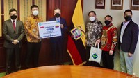 Komisaris Utama PT Taishan Alkes Indonesia, Cahyadi Burhan, mengatakan sebanyak 5.000 Alat Swab Antigen didonasikan kepada Pemerintah Republik Ekuador.