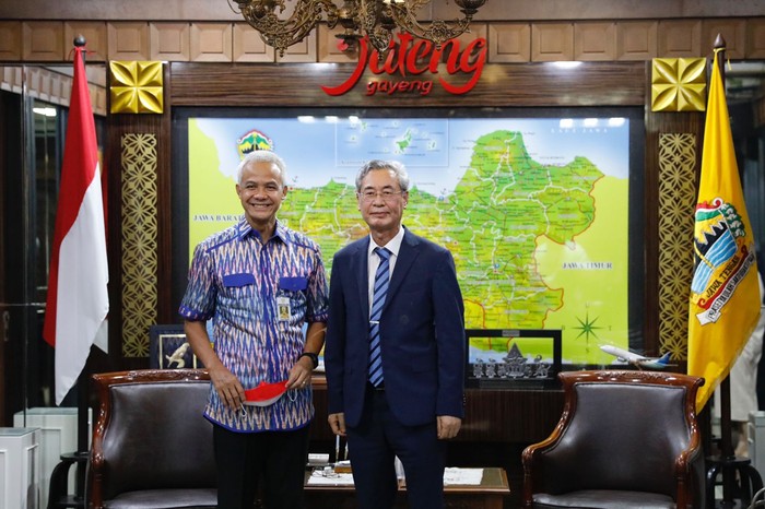 Ganjar Pranowo dan Pengusaha Asal Korsel