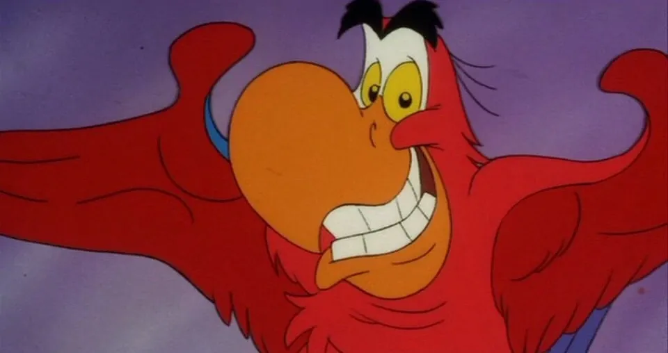 Iago, karakter dalam film Disney's Aladdin (1992).