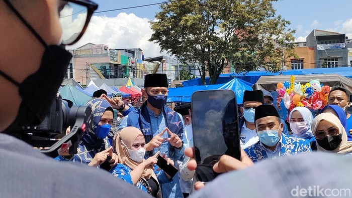 Ketum Demokrat Agus Harimurti Yudhoyono di Garut