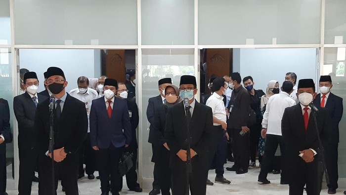 Konferensi pers di DPRD Banten (Bahtiar-detikcom)