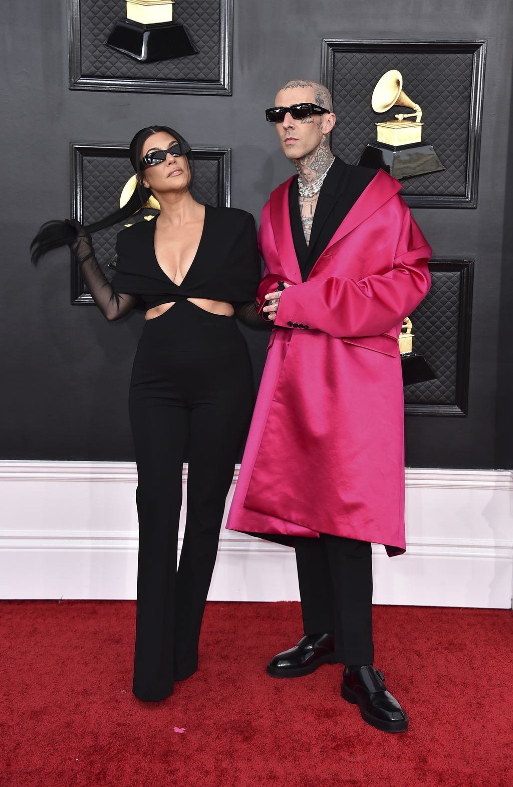 Kourtney Kardashian dan Travis Barker di Grammy Awards 2022
