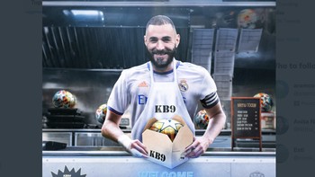 Karim Benzema selalu bisa menjadi penyelamat Madrid saat dibutuhkan. Foto: Twitter