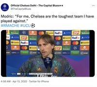 Meme Real Madrid vs Chelsea
