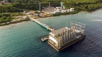 Pembangkit listrik kapal buatan anak usahanya PT Indonesia Power dan PT PAL itu berdaya 60 megawaat (MW).