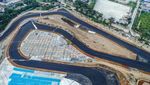 Penampakan Aspal Sirkuit Formula E Jakarta