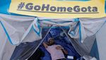 Protes Krisis, Demonstran Dirikan Tenda di Dekat Kantor Presiden Sri Lanka