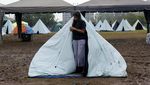 Protes Krisis, Demonstran Dirikan Tenda di Dekat Kantor Presiden Sri Lanka