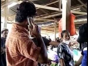 Kades Didebat Pedagang Gegara Retribusi Pasar, Pemkab Pinrang Turun Tangan