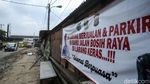 Bangunan Liar Dibongkar, Jalan Samping Pasar Induk Cibitung Lebih Lega