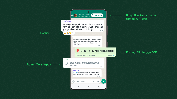 ¡WhatsApp Traffic tiene 4 nuevas características, Emoji Reaction!