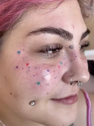 Freckles warna-warni Freckles warna-warni