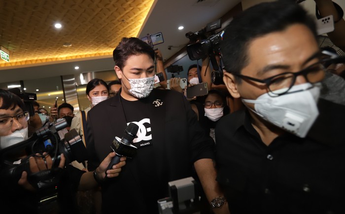 Ivan Gunawan mendatangi Bareskrim Polri.