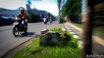 Jangan Meleng, Ada Kotak Semen Menjorok ke Jalan di Ciputat