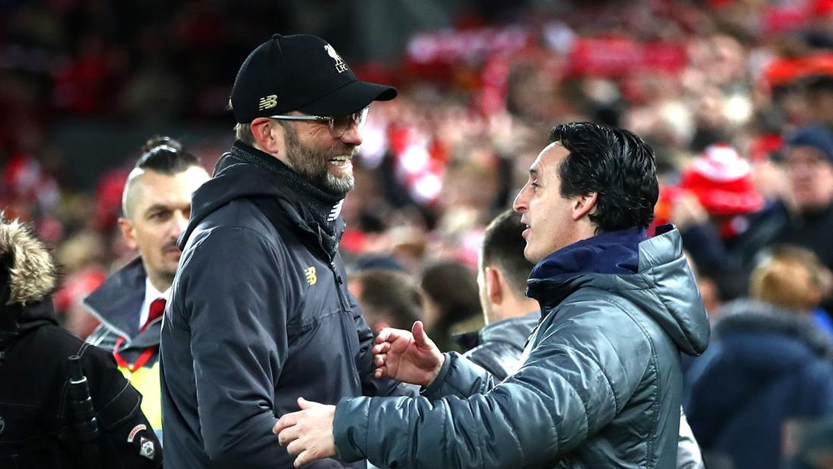 Juergen Klopp khawatir dengan magi Unai Emery di kompetisi Eropa (Getty Images/Clive Brunskill)