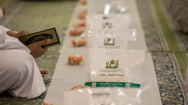 Lebih dari 1 Juta Makanan untuk Buka Bersama dibagikan di Masjid Nabawi