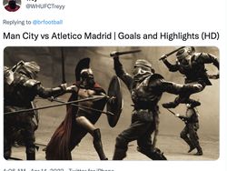 Meme Kocak Rusuhnya Atletico Madrid Lawan Manchester City