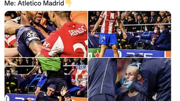 Menurut netizen ini, Atletico adalah tim yang memainkan sepakbola paling negatif. Foto: Twitter