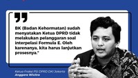 Sementara itu, Ketua Fraksi PSI DPRD DKI Jakarta Anggara Wicitra mendorong agar interpelasi Formula E bisa dilanjutkan prosesnya.