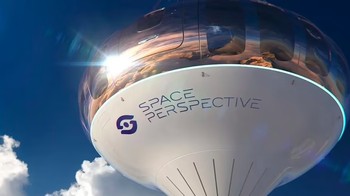 Space Perspective baru-baru ini memamerkan tampilan kabin mewah balon luar angkasa miliknya. Foto: Space Perspective