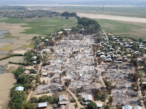 Serangan Udara Semena-mena Junta Myanmar Tewaskan Puluhan Warga