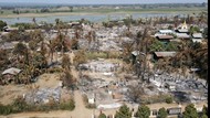 Potret Desa-desa yang Dibakar Junta Militer Myanmar