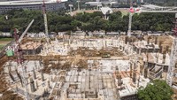Stadion ditargetkan rampung pada bulan Juni 2023.