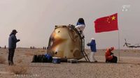 6 Bulan Di Luar Angkasa, 3 Astronaut China Sukses Kembali Ke Bumi