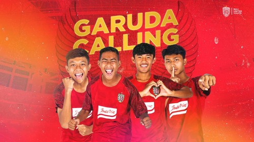 Empat Pemain Bali United Muda yang dipanggil PSSI untuk menjalani TC Timnas Indonesia U-16 di Jakarta