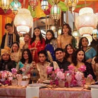 Diadakan di rumah Rachel, ibu anak dua itu sukses mengubah rumahnya menjadi ala India untuk Bollywood Iftar tersebut.Foto: Instagram