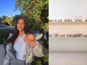 Minimalis dan Serba Putih! Begini Potret Keren Dapur Baru Kim Kardashian