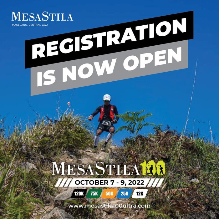 Event lari lintas alam MesaStila 100 bakal digelar 7-9 Oktober 2022
