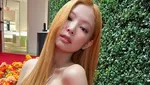 Pesona Jennie BLACKPINK dengan Gaun Hitam dan Rambut Oranye