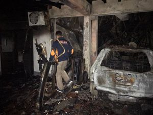 Rumah Mewah Anggota Polda Bali Ludes Terbakar, Satu Tewas