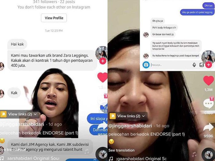 Kisah wanita yang menerima pelecehan seksual berkedok tawaran endorse di media sosial. Kisah wanita yang menerima pelecehan seksual berkedok tawaran endorse di media sosial.