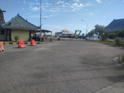 Kondisi terkini Pelabuhan Gilimanuk Jembrana, Bali menjelang libur panjang dan mudik lebaran 2022