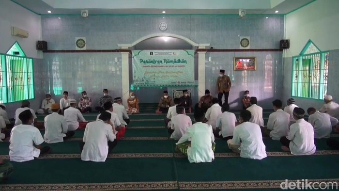 Pesantren ramadan di Lapas Kelas II A Kabupaten Subang untuk para warga binaan.