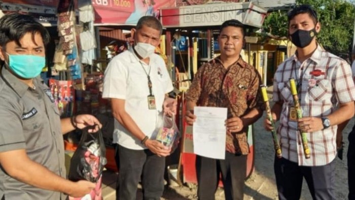 Razia petasan dan senjata mainan di Tapsel.