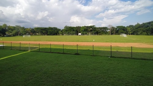 Stadion Pecangakan, salah satu tempat untuk kegiatan Porprov nanti di Kabupaten Jembrana, Bali, untuk cabang olahraga Panahan, Sabtu, (16/4/2022)