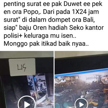 Unggahan warga jadi korban copet di pertokoan Klaten.