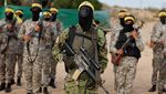 Aksi Militan Palestina Saat Latihan Militer Anti-Israel di Gaza