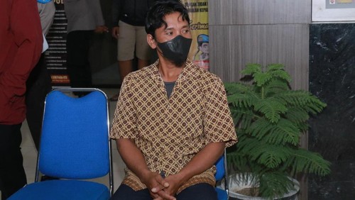 Martede alias Amaq Sinta (34) mengucapkan terimakasih kepada Polri