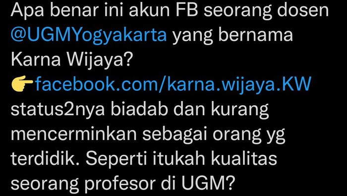 Dugaan ujaran kebencian dosen UGM ke Ade Armando.