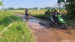 Jalan Alternatif Majalaya-Ciparay Bandung Rusak, Begini Kondisinya