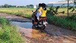 Jalan Alternatif Majalaya-Ciparay Bandung Rusak, Begini Kondisinya