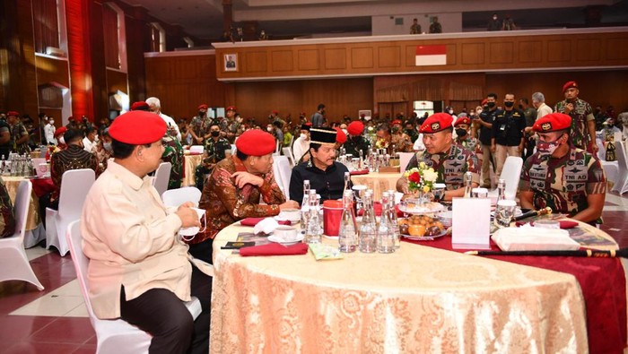 Jenderal Dudung, Prabowo Subianto hingga Agum Gumelar di acara syukuran HUT ke-70 Kopassus
