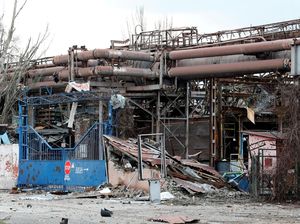 Penampakan Pabrik Baja di Mariupol Hancur Gegara Perang Rusia-Ukraina