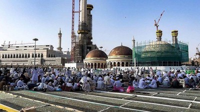 Foto: Rooftop Masjidil Haram Siap Tampung Jemaah